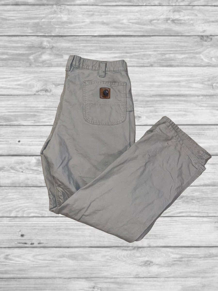 Carhartt Work Pants Men s Size 38 x 34 Utility Cargo Mens Tan Khaki Light Brown
