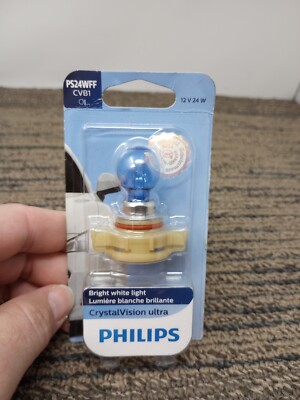 Philips Headlight CrystalVision Ultra Bulb Fog Foglamp PS24WFF CVB1 12 V 23 W
