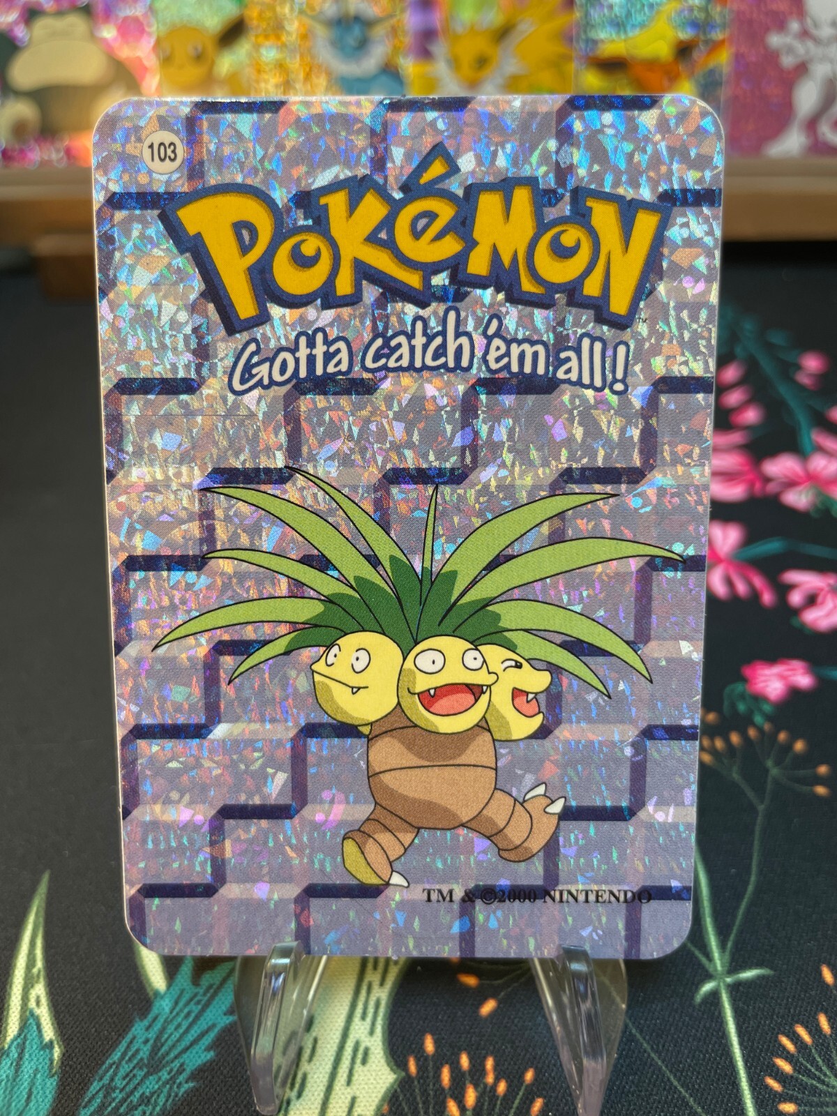 Exeggutor #103 - Vintage Vending Machine Prism Sticker 2000 - Pokemon Card