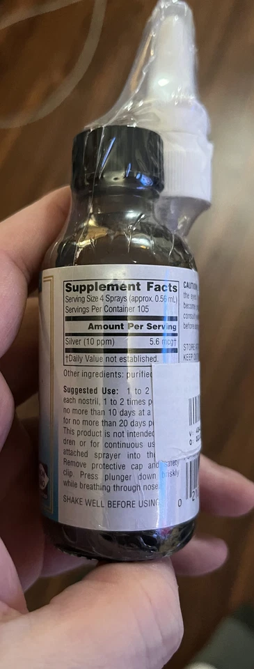 Source Naturals Wellness, spray coloidal para garganta de plata Foto 2 de 2