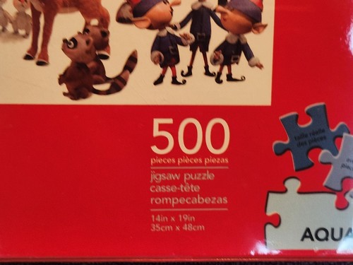Aquarius Rudolph The Red Nosed Reindeer 500 Piece Jigsaw Puzzle 14”x19” New - Bild 11 von 16