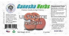 GANODERMA LUCIDUM  REISHI CONCENTRATED EXTRACT & SPORES LIQUID TINCTURE 2 ounces
