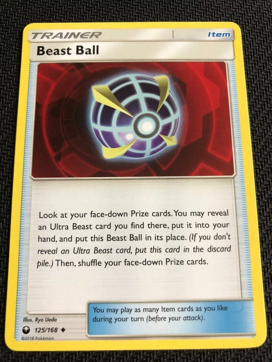 Pokemon : SM CELESTIAL STORM BEAST BALL 125/168 UNCOMMON