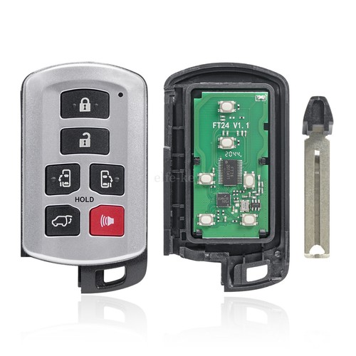 6B Remote Car Key Fob for Toyota Sienna 2012 2013 2014 2015 2016 2017 2018 2019 - Picture 9 of 10