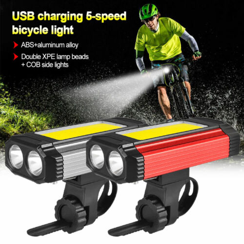90000LM COB Work Light LED Flashlight Bike Headlight Lamp Torch USB Rechargeable - Picture 1 of 13
