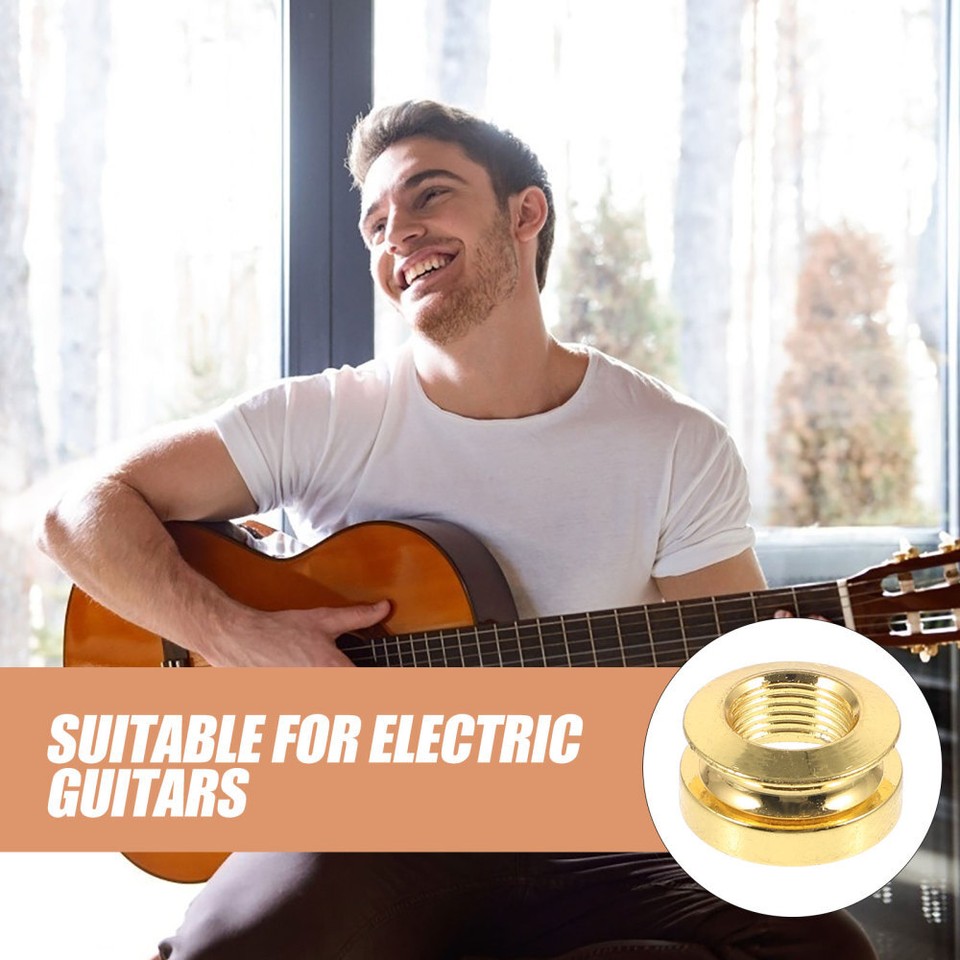 2pcs Guitar Jack Button Endpin Jack Button Guitar Strap Repair eBay