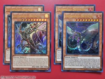 Yugioh Infernoid Deck 55 Card Flood Evil Onuncu Devyaty Tierra Tournament  Ready | eBay