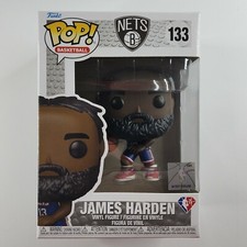 Funko POP James Harden Blue Brooklyn Nets City Edition 133 NBA Basketball Figure