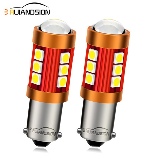 BA9S T4W 3030 13 LED White Dome Light Side Indicator Bulb 10-30V Non-polarity