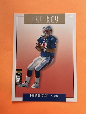 NEW ENGLAND PATRIOTS DREW BLEDSOE 1995 Upper Deck Collectors Choice THE KEY #U69