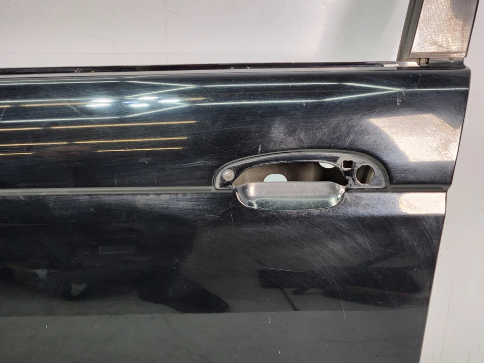 ✅ 03-08 OEM Jaguar S-Type X200 Panel de carcasa de puerta del lado del conductor delantero izquierdo negro * Foto 2 de 4