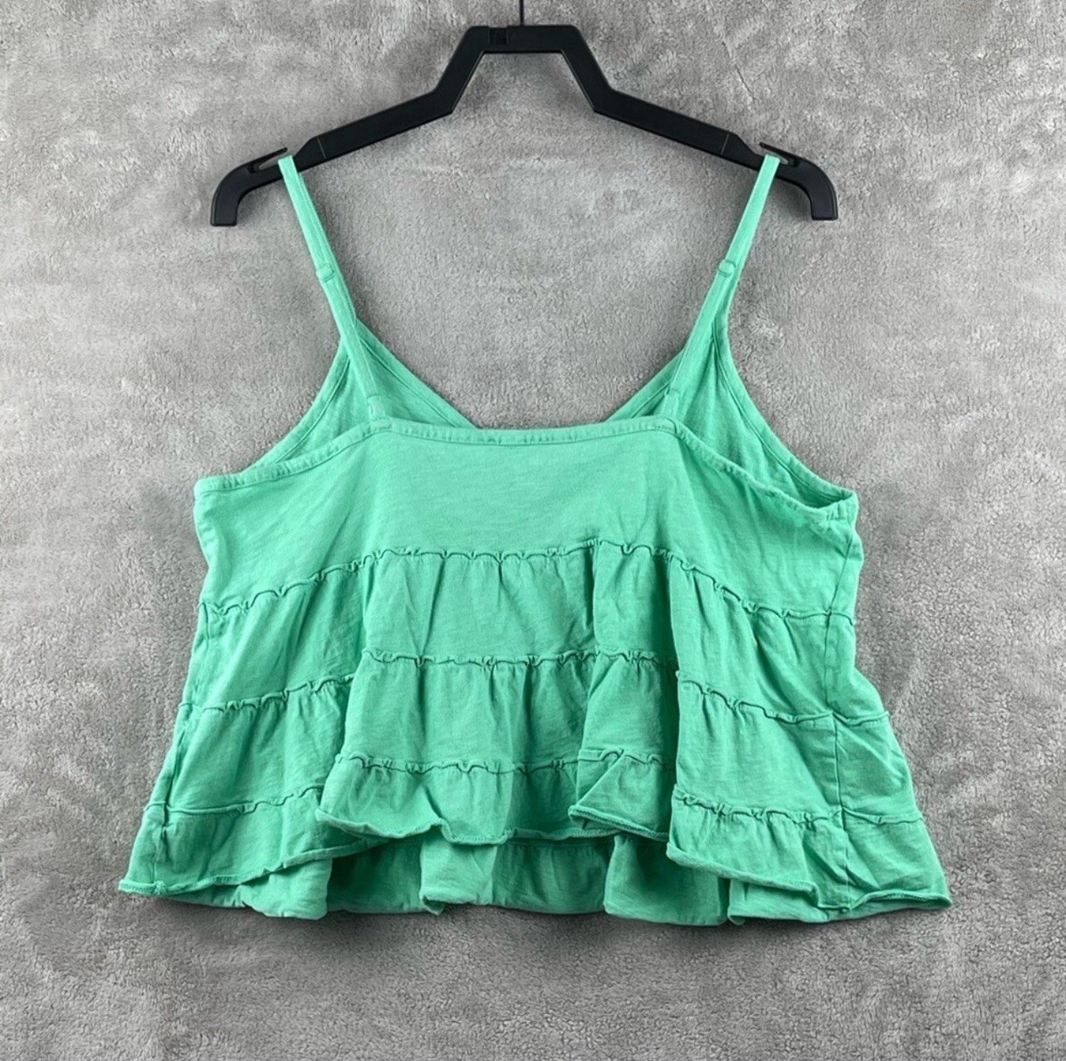 green flowy tank top
