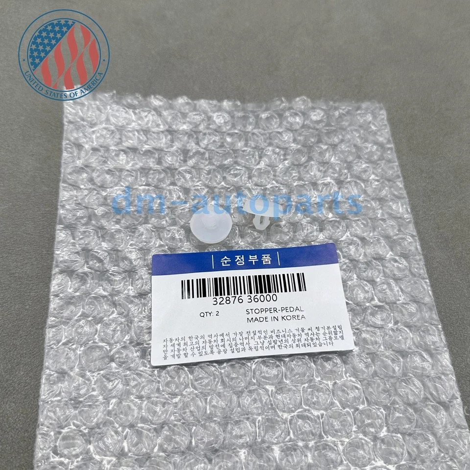 New 2X Brake Pedal Stopper For 3287636000 01-15 Kia Optima Sorento Sportage Soul Foto 3 de 4
