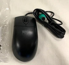 NEW Wyse Dell 770510-21L PS-2 Scroll Wired BLACK Optical Mouse MO42KOP PS/2