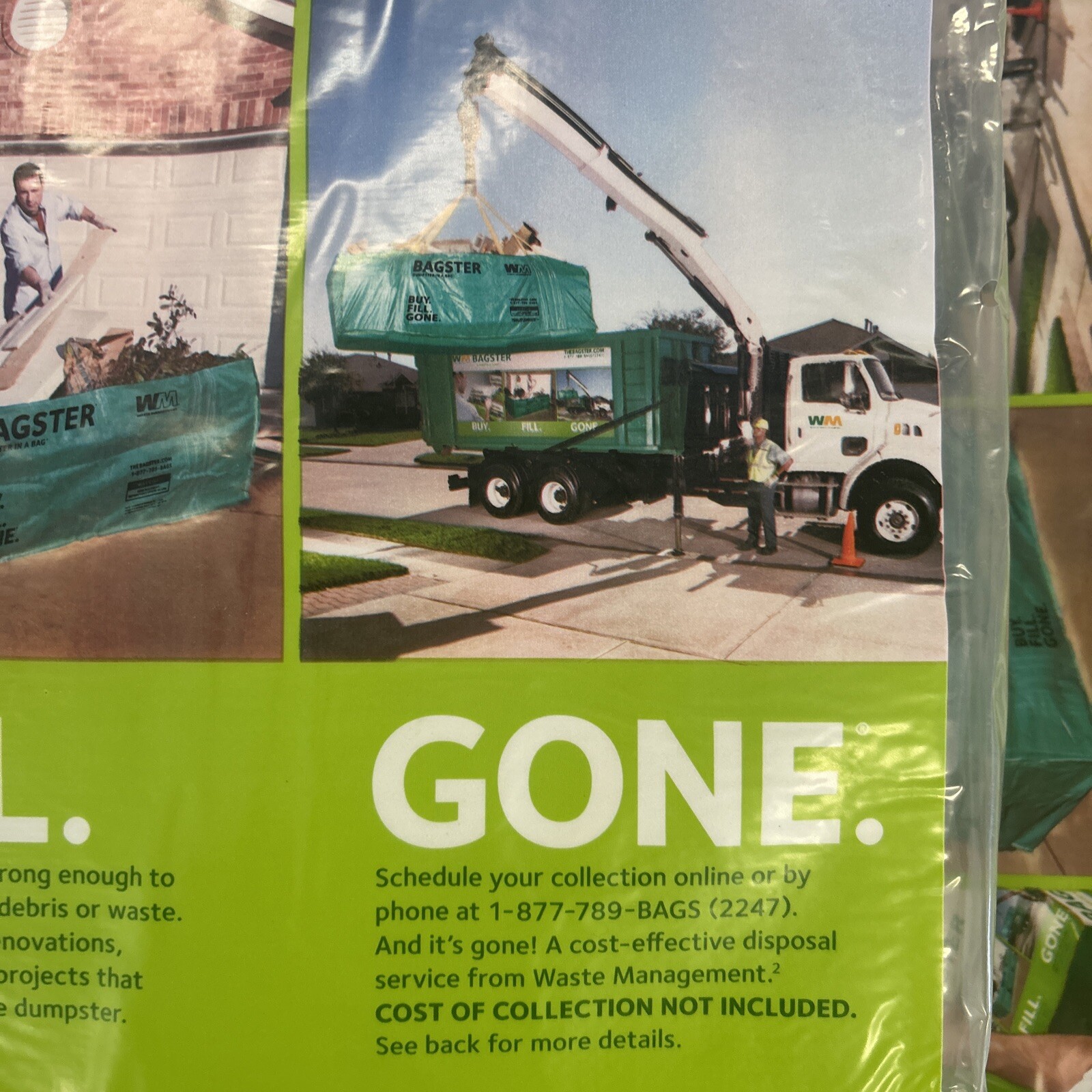 Bagster 3CUYD Dumpster in a Bag 895902002005 eBay