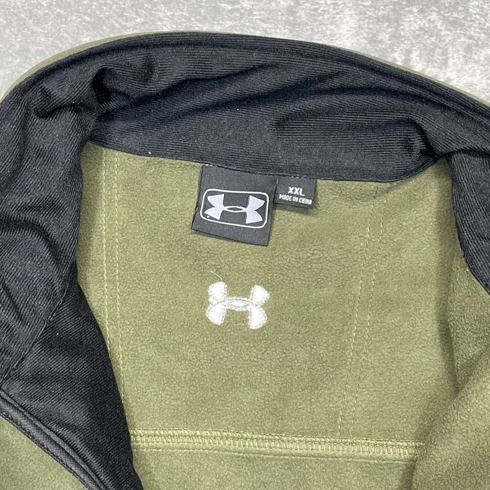 Under Armour Cold Gear Jacket Womens XXL Green Summit Series Nylon Soft Shell - Image 2 of 4