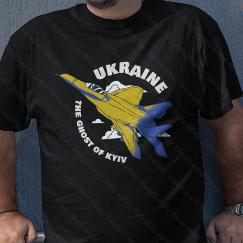 Ghost Of Kyiv Ace Pilot T Shirt I Stand 