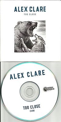 ALEX CLARE Too Close Ultra Rare TST PRESS PROMO Radio DJ CD Single 2001 USA