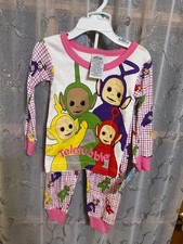 Vintage 1999 Teletubbies NWT Ragdoll Pajama Set Size 3T