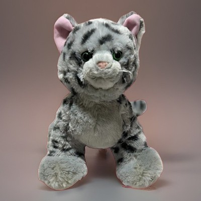 Build A Bear Cat Promise Pets 15  Grey Black Spots Plush Kitty Kitten 2017