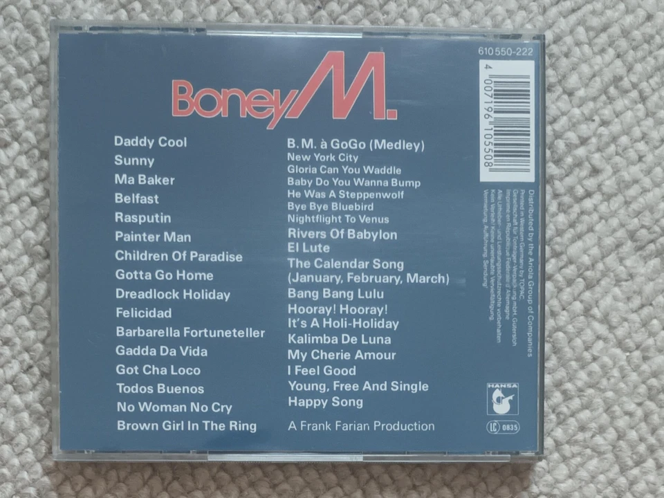 BONEY M. - THE BEST OF 10 YEARS - 32 SUPERHITS - NON STOP DIGITAL REMIX -CD-1986 - Bild 2 von 3