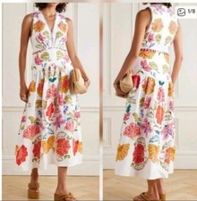 Large Farm Rio Floral Insects Mididress