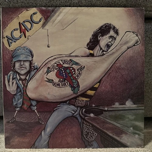 AC/DC Dirty Deeds Done Cheap First Australian Pressing Albert Records APLP 020