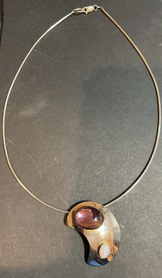 Künstlerischer Anhänger Sterlingsilber