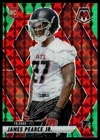 2025 Panini Mosaic Football Choice Red and Green James Pearce Jr. #357