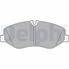Delphi LP3138 brake pad set, disc brake for Mercedes-Benz