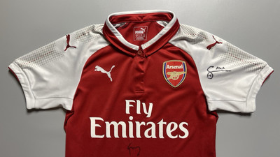 WOMENS ARSENAL PUMA 2017/2018 FOOTBALL SOCCER HOME JERSEY SIZE “S
