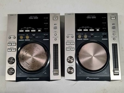 Pioneer CDJ 200 Doppelpack voll funktionsfähig CD MP3 Player für DJ Decks