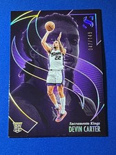 2024-25 Panini Silhouette Devin Carter #87 Holo Silver /149 Rookie RC Kings