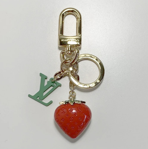 Louis Vuitton Strawberry Charm Keychain Key Holder