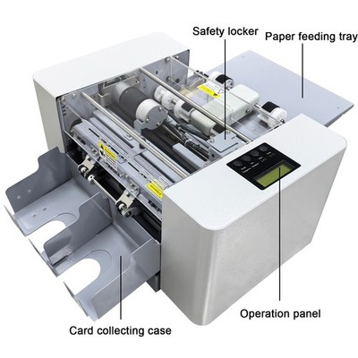 A4 Fully Automatic Business Card Cutting Machine Adjustable Width 40-250mm