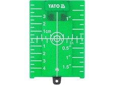 Yato Laser-Zieltafel Gr&uuml;n Magnetisch 75X105X3,2mm YT-30465