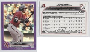 2022 Topps Chrome Logofractor Edition Purple Refractor /250 Seth Beer Rookie RC