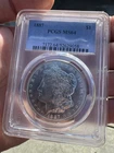 1887 Silver Morgan Dollar PCGS MS64