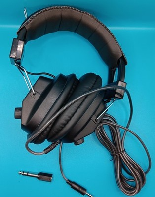 Califone 3068AV Stereo/Mono Headphones, 3.5 mm Stereo Plug, Black