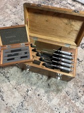 Vintage Central Tool Micrometer Set 1-6 W Mitutoyo Setting Standards