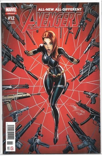 BLACK WIDOW #1 J SCOTT CAMPBELL COVER VARIANT LA MOLE ALL NEW AVENGERS #28 JSC