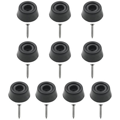 10 PCS Pool Cue Bottom Tail Billiard Rod Protective Sleeve Pool Cue Rubber