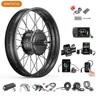 48V1000W Bafang Rear 26'' 20'' Fat Wheel Hub Motor DIY Ebike Conversion Kit USA