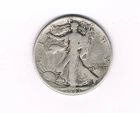 1943 Walking Liberty Half Dollar. VF condition. 90% silver. Inv#233