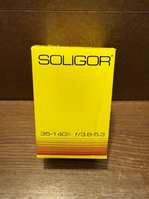 Soligor MC Auto Zoom 35-140mm f/3.8-5.3 Macro Lens Konica mount  - Used