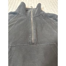 Lululemon Scuba Oversized Half-Zip Hoodie Black LW3FJ6S XS/S