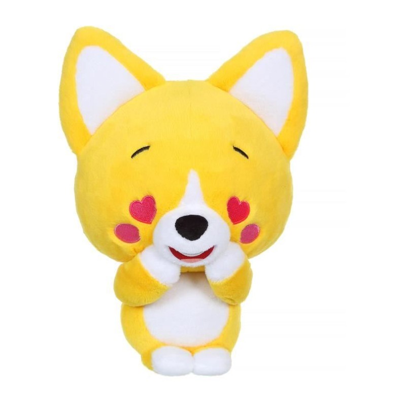 Peluche Corgi 20 cm GIPSY TOYS In Love doudou chien pour lit enfant