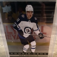 Upper Deck Rookie Gems Cole Perfetti BD-13 Winnipeg Jets Ice Hockey Card