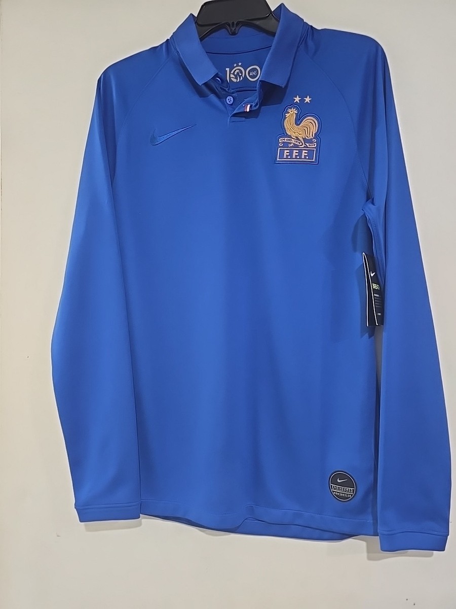 Nike France FFF 2019 Centenary 100th Year Anniversary Long Sleeve