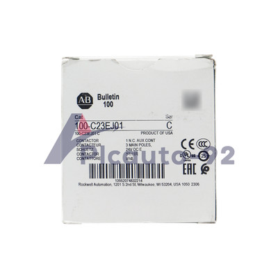 Brand New 100-C23EJ01 Allen-Bradley 100-C 23 A Contactor Screw Terminals